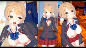 [Hentai Game Koikatsu! ]Have sex with Big tits Vtuber Shigure Ui.3DCG Erotic Anime Video.