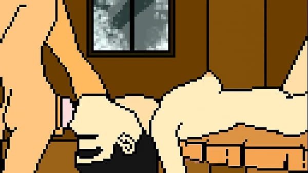 Khajiit feeds the new prisoner (pixel hentai)