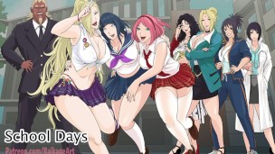 NARUTO – CUM INSIDE HER PUSSY IN CLASS (UNCENSORED)