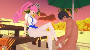 One Piece – Perona footjob (3D Hentai)