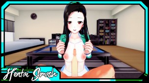 Pounding Saegusa Mayumi on the sofa and cumming inside her – The Irregular at Magic HS Hentai.
