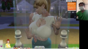 The Sims 4:10 people having hot sex in a transparent shower – Part 2