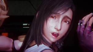 Tifa in the parking lot passionate sex ~ exclusive production