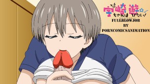 Uzaki-chan wa Asobitai! – Hana Uzaki Hentai FULL Blowjob